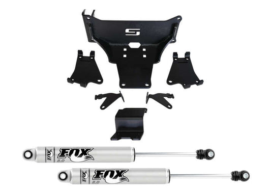 Dual Steering Stabilizer with Fox 2.0 Shocks for 2005-2022 Ford F-250/-350