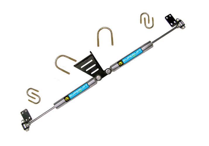 High Clearance Dual Steering Stabilizer Kit | Jeep w/Superlift SS by Bilstein