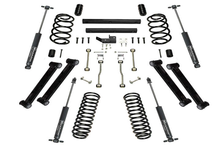 Superlift 4" Lift Kit with Superlift Shadow Shocks for Jeep Wrangler TJ (2003-2006)