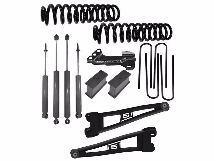 Superlift 2" Radius Arm Lift Kit with Superlift Shadow Shocks for Ford F-250 & F-350 4WD (2023-2024)