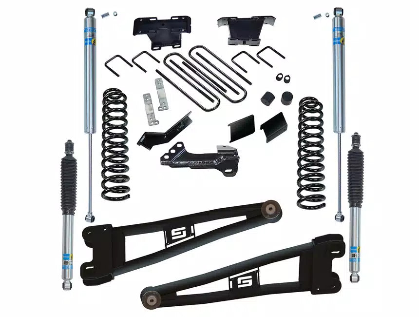 Superlift 4" Radius Arm Lift Kit with Bilstein 5100 Shocks for Ford F-250 4WD (2023-2024)