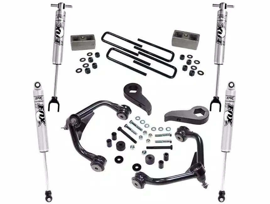 3 Inch Lift Kit with Fox 2.0 Shocks for 2011-2019 Chevrolet Silverado 2500/3500 HD & GMC Sierra 2500/3500 HD