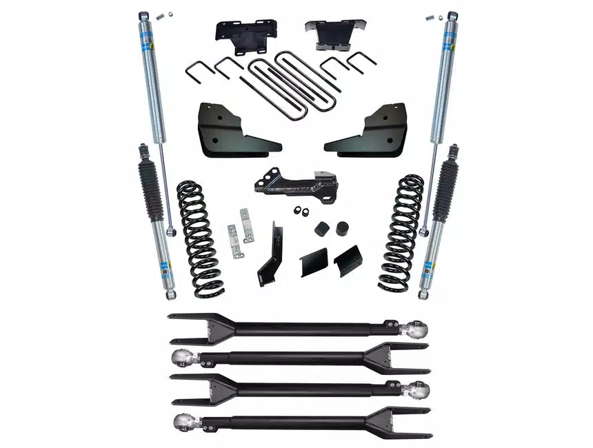 Superlift 4" 4-Link Lift Kit with Bilstein 5100 Shocks for Ford F-250 Diesel 4WD (2023-2024)