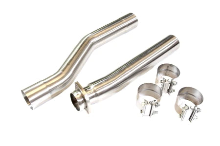 PLM Ford Powerstroke F250 F350 Muffler Delete Pipe 6.0 F-250 F-350 03-07