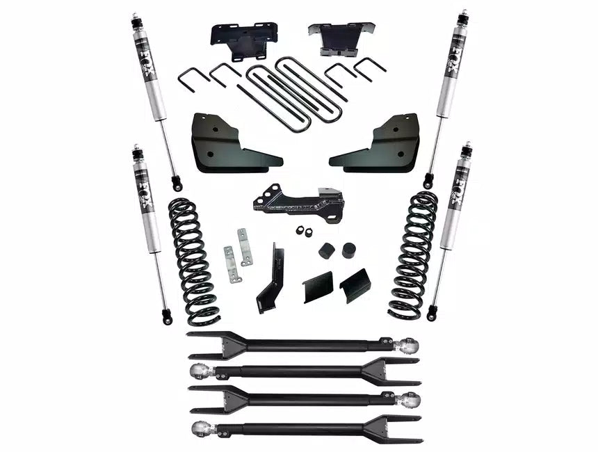 Superlift 4" 4-Link Lift Kit with FOX 2.0 Shocks for Ford F-250 Diesel 4WD (2023-2024)