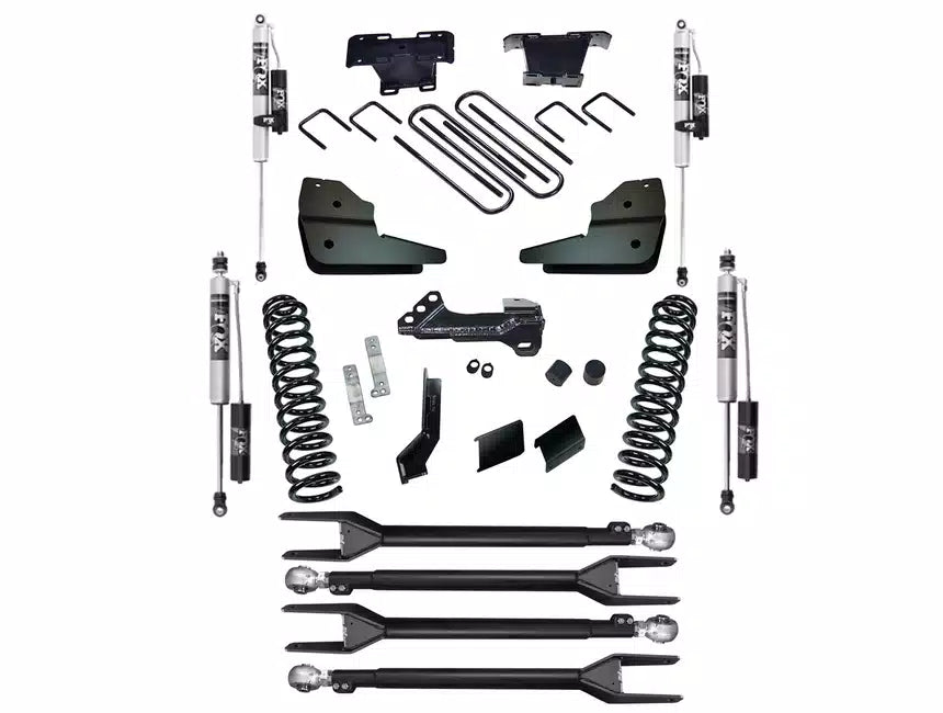 Superlift 4" 4-Link Lift Kit with FOX 2.0 Reservoir Shocks for Ford F-250 Diesel 4WD (2023-2024)