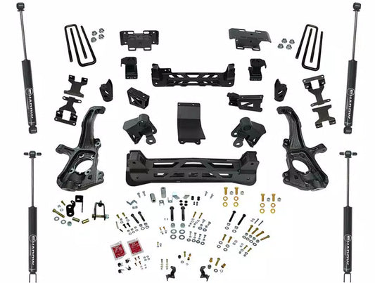 6 Inch Lift Kit with Shadow Shocks for 2020-2024 Chevrolet Silverado 2500/3500 HD & GMC Sierra 2500/3500 HD