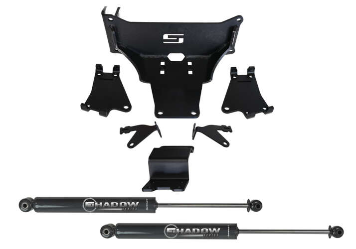 Dual Steering Stabilizer Kit | Superlift Shadow - 05-22 F-250/350 4WD - No Lift Required