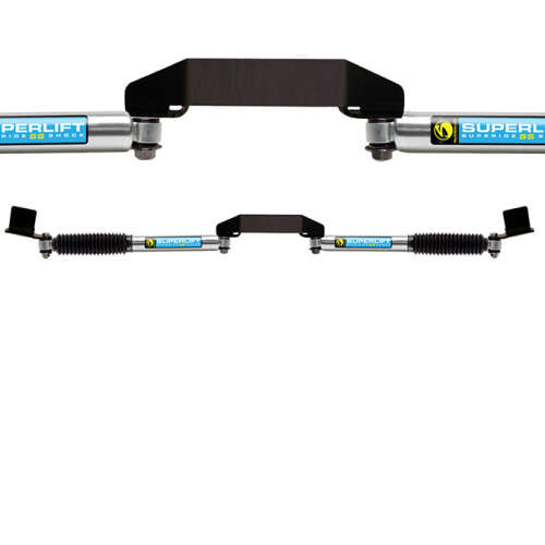 2005-2022 Ford F-250/350 Dual Steering Stabilizer Kit | Superlift SS by Bilstein (Gas) w/3" or Greater Lift