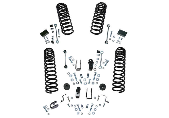 2.5 Inch Lift Kit with Shock Extensions for 2018-2023 2 Door Jeep Wrangler